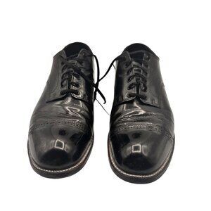 Stacy Adams 11 Premium Leather Cap Toe Oxford Dress Business Shoes Black